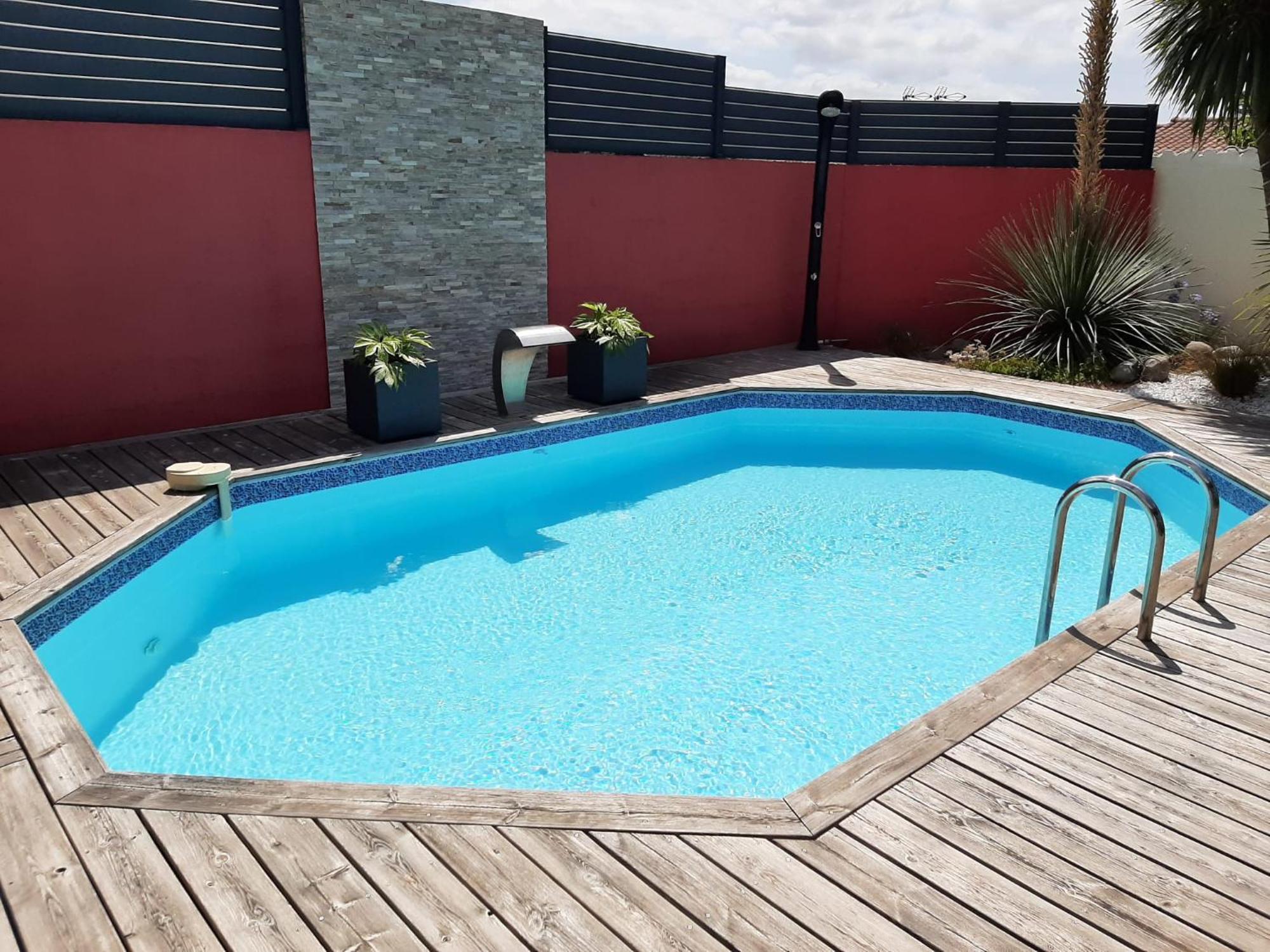 Studio Independant Chez L'Habitant Avec Piscine Et Cuisine Exterieures La Rochelle  Eksteriør bilde